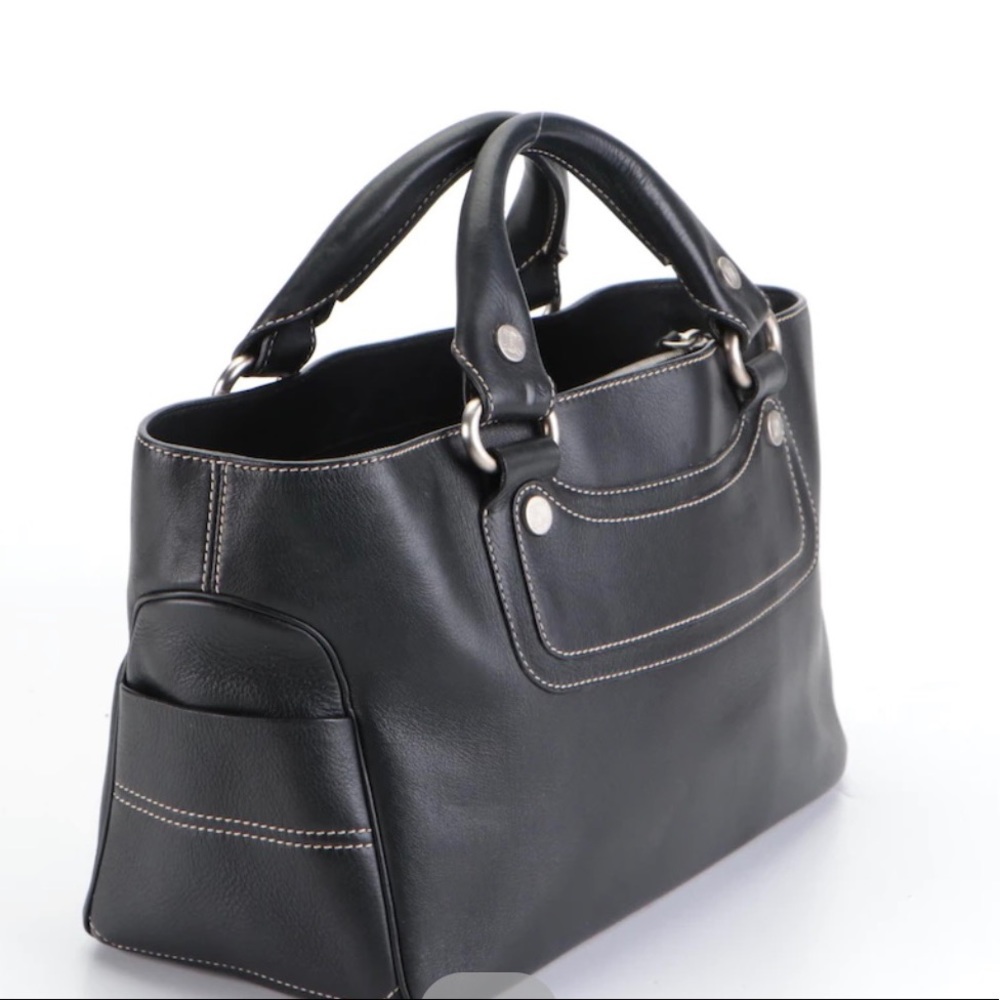 Celine bag, top handle pristine condition. The leather is beautiful
